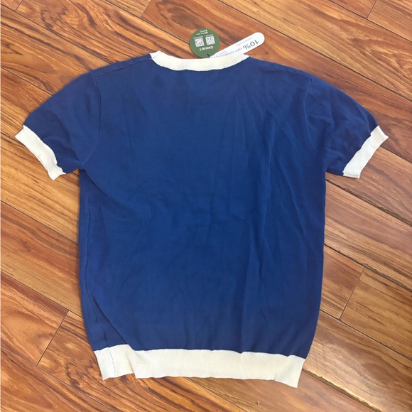 OXknit Men's Blue Graphic Shirt - Picture 3 of 5